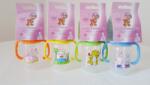 Baby Bruin 1 db 125 ml-es BPA-mentes Baby Bruin polipropilén fogantyús cumisüveg + Ajándék - kék színben