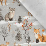 Takoy Prémium pamut NELA állatkák szürke erdőben