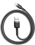Baseus Cablu de date Baseus Cafule (CALKLF-AG1) - USB to Lightning, 2.4A, 480Mbps, 50cm - Grey