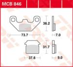 TRW Plăcuțe de frână moto TRW MCB846