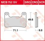 TRW Plăcuțe de frână moto TRW MCB752CRQ pentru Kawasaki ZX Ninja SX, Kawasaki ZX-10R Ninja, ABS