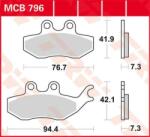 TRW Plăcuțe de frână moto TRW MCB796