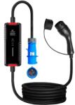 Auxus 1 Fázis/32A 7, 4 kW kék CEE hálózati töltőállomás (hordozható, 5m-es Type-2-es Kábel, 6-32A között állítható, IP65, LED kijelző) (VPC-B1-32A)