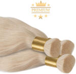 HairExtensionShop Prémium Natúr Póthaj Világos Platinaszőke Super Duble Drawn 70cm (Szín #60) (VB-SDD-BLC-7060)