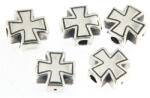  Charm Argint S999 Crucea Ordinul Crucii lui Hristos - 8 x 8 mm - 1 Buc - concepttropic - 22,00 RON