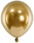 Partydeco Latex lufi 5" (13cm-es) chrome, Glossy színek - 50db/csomag, Arany (LUFI652744)