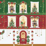 Easy Life Karácsonyi szalvéta 33x33cm, Festive Avenue