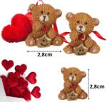  Poly ülő macik csillaggal 2db/csom