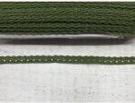  Fenyőzöld pamut csipke 1cm*2méter - papelito