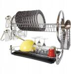 Tatkraft Nagy Álló Edényszárító, Csepegtető Tálca, Tányérok, Evőeszközök Tatkraft Helga XXL (10857)