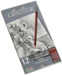 CRETACOLOR Fine Art Graphite grafitceruza készlet - 12 db, fémdobozos