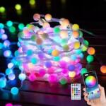 oldBro Intelligens LED fényfüzér, 200 gömb, 20m, USB, RGB, távirányító, applikáció (CC240615)