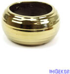  Lapos tál kaspó - Arany