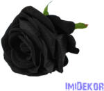  Szálas bársony rózsa 48 cm - Fekete