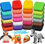  Levegőn Száraz Agyag 24 Színben, Modellező Agyag Gyerekeknek, Diy Formázó Varázsagyag (hbfrtyjktulyi)