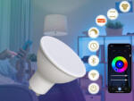 NEDES Smart LED izzó GU10 4, 5W WIFI CCT + RGB (ZLS135W)