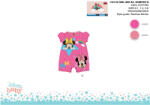Minnie egér Disney Minnie egér nyári rövid ujjú baba rugdalózó - pink - 0-1 hónapos babának (evi_MIN1612_pin_0-1)