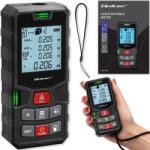 Qoltec Digitális lézeres távolságmérő, 50m, LCD, vízmérték, ABS (50687)