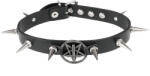 Leather & Steel Fashion Colier / choker Pentagramă - LSF9 14
