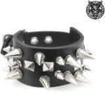 Leather & Steel Fashion Brățară cu țepi Heaven - LSF1 137