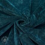  Elasztikus bársony anyag VELVET STRETCH petrol