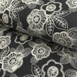  Pamutvászon JEANS EMBROIDERY Niva design C