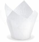 WIMEX s. r. o WIMEX s. r. o. Formă de copt sub formă de lalea (PAP) albă Ø50 x 85 mm / 16 x 16 cm [100 buc]