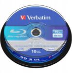 Verbatim Blu-ray lemezek Verbatim 50GB 6X Bd-r DL 10db szürke