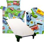 PT Vonatos állatos ovis maxi csomag vízhatlan lepedővel (0_OCS_006_1062_3)