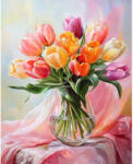 Art City Set goblen cu diamante, cu sasiu, Lalele, 30x40 cm (VA859)