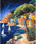 Art City Set goblen cu diamante, cu sasiu, Laguna albastra, 30x40 cm (VA855)