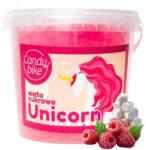 Candy Bike Cukorvatta Unicorn Ízű 1l Rózsaszín Málnás Marshmallow Hab Ajándék
