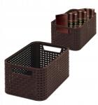 Keter Barna tároló kosár fogantyúkkal otthoni irodába Curver (205824)