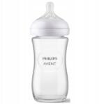 Philips Üvegpalack 1M+ Reszponzív Természetes Csecsemőknek 240 ml (SCY933/01)