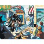  Festmény Számok Alapján Festhető képek Harry Potter sarok 50x40 cm (5907649960052)