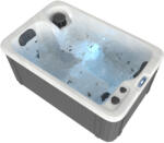 Sanotechnik SPLIT kültéri masszázsmedence, gyöngyházfehér (SPA30)