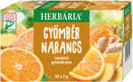 Herbária gyömbér narancs ízesítésű gyümölcstea 20x2g 40 g - vitalora
