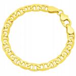 Larezo Arany Szövött Karkötő Gucci Marina Teljes 3, 8mm Férfi Kovácsoltvas 21cm Ezüst 925 (złota bransoletka męska gucci marina żyletka)