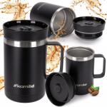 kamille Termosz Bögre Füllel Acél Termosz Szivárgásmentes űrtartalmú Kamille kulacs 360 ml (KM2038)