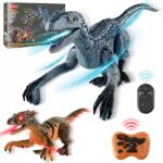 VATOS Távirányítós Dinoszaurusz Sétáló 2in1 Hang Fényeffektus Realisztikus (VL-3706-1A.3726A)