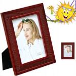  Fényképtartó 10*15 CM fa, Barna Álló Képkeret Szép Otthon (105-435)