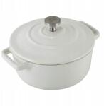 Carl Schmidt Sohn Xanten öntöttvas tálaló edény 13 x 10 cm fehér (CS-076009)