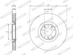 FERODO Disc frana FERODO PREMIER DDF2211C-1 (DDF2211C-1)