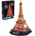 CubicFun CubicFun 3D puzzle LED-es éjszakai Eiffel-torony 51 darabos (L534H)