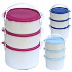  Uzsonnás Doboz 3 Részes 3, 5L-ES Ételhordó Nyéllel (050-395)