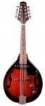 Stagg M 50 E elektro-akusztikus mandolin, mahagóni, rózsafa fogólap, redburst (SM50E)