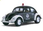 Kinsmart Volkswagen Classical Beetle 1967 (rendőr) fém autó nyitható ajtókkal 1: 32 (többféle)