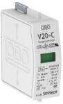 Obo-bettermann Túlfeszültség-levezető betét 1P C T2 280V/AC 40kA 1M V20-C 0-280 OBO-BETTERMANN (OBO/5099609)