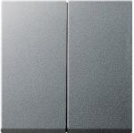 Gira ST55 billentyű kettős kapcs/nyg. -hoz alumínium üres-jel IP20 műanyag kapocs GIRA (029526)