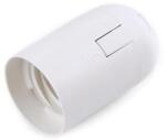  Foglalat E 27, 60W, 230V, fehér műanyag+végkúp (JG-877-B+881B)